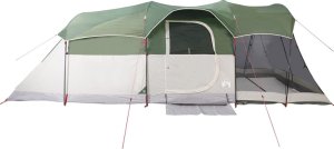 Namiot turystyczny vidaXL Namiot rodzinny, 8-os., tunelowy, zielony, wodoszczelny 7