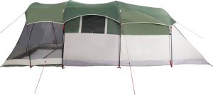 Namiot turystyczny vidaXL Namiot rodzinny, 8-os., tunelowy, zielony, wodoszczelny 9