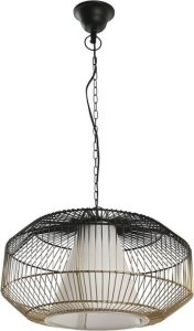 Lampa sufitowa DKD Home Decor Lampa Sufitowa DKD Home Decor 42 x 42 x 23 cm Czarny Złoty Żelazo 50 W 1