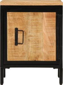 vidaXL Szafka nocna, 40x30x52,5 cm, surowe drewno mango 3