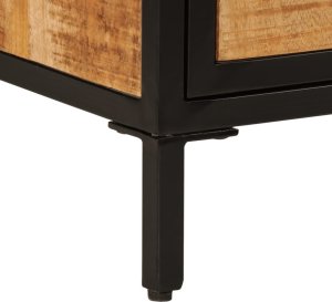 vidaXL Szafka nocna, 40x30x52,5 cm, surowe drewno mango 8