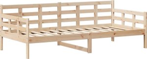 vidaXL Łóżko dzienne z daszkiem, 80x200 cm, lite drewno sosnowe 5