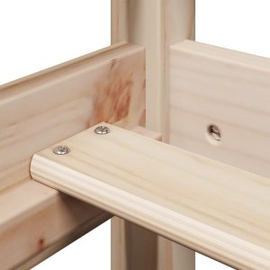 vidaXL Łóżko dzienne z daszkiem, 80x200 cm, lite drewno sosnowe 10