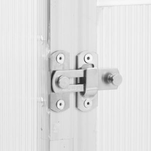 vidaXL Szklarnia z ramą podstawy, srebrna, 224x169x195 cm, aluminium 7