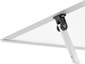 vidaXL Szklarnia z ramą podstawy, srebrna, 224x169x195 cm, aluminium 8