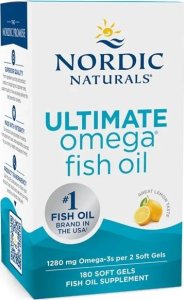 Nordic naturals Nordic Naturals - Ultimate Omega, 1280mg, Cytryna, 180 kapsułek miękkich 1