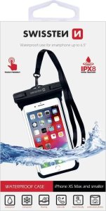 Sourcing Swissten Waterproof Phone Case IPX8 Black 3