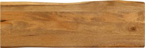 vidaXL vidaXL Blat stołu, 140x40x2,5 cm, naturalna krawędź, lite drewno mango 1