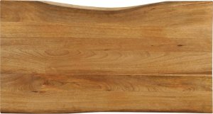 vidaXL vidaXL Blat stołu, 110x60x2,5 cm, naturalna krawędź, lite drewno mango 1