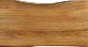 vidaXL vidaXL Blat stołu, 120x60x3,8 cm, naturalna krawędź, lite drewno mango 1