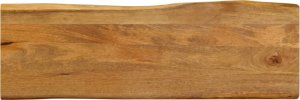 vidaXL vidaXL Blat stołu, 110x40x2,5 cm, naturalna krawędź, lite drewno mango 1