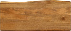 vidaXL vidaXL Blat stołu, 90x40x2,5 cm, naturalna krawędź, lite drewno mango 1