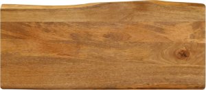 vidaXL vidaXL Blat stołu, 100x40x2,5 cm, naturalna krawędź, lite drewno mango 1