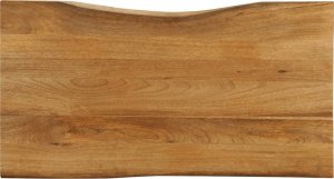 vidaXL vidaXL Blat stołu, 120x60x2,5 cm, naturalna krawędź, lite drewno mango 1