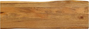 vidaXL vidaXL Blat stołu, 120x40x3,8 cm, naturalna krawędź, lite drewno mango 1