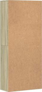 vidaXL vidaXL Wysoka szafka, dąb sonoma, 80x35x180cm, materiał drewnopochodny 5