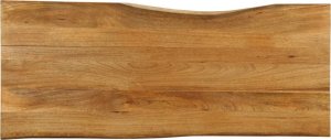 vidaXL vidaXL Blat stołu, 140x60x3,8 cm, naturalna krawędź, lite drewno mango 1