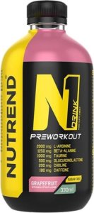 Nutrend Nutrend N1 Drink Przedtreningówka grejpfrut i eukaliptus - 330 ml 1