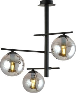 Lampa wisząca Emibig Designerski żyrandol do salonu jadalni szklane kule 3 kolory 1