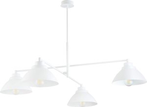 Lampa wisząca Emibig 4-punktowy żyrandol wiszący lampa biała czarna 2 kolory 1