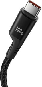 Kabel USB Baseus USB-C - USB-C 1 m Srebrny (P10320203111-00) 3