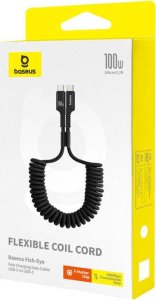Kabel USB Baseus USB-C - USB-C 1 m Srebrny (P10320203111-00) 5