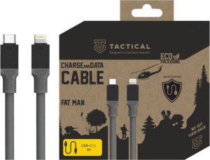 Kabel USB Tactical Tactical Fat Man Cable USB-C/Lightning 1m Grey standard 1