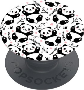 Podstawka PopSockets Uchwyt i podstawa do smartfona POPSOCKETS Panda Boom biało/czarna standard 1