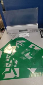 Latarka Emos LED EXIT sign LED 230V AC 3W 30lm 3h.  MT EMOS 3