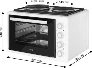 Mini piekarnik ECG Electric oven ECG ETH 3502W 17