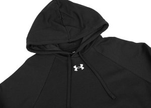 Under Armour Bluza męska Rival Fleece Hoodie czarna 1379757 001 2XL 4