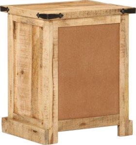 vidaXL Szafka nocna, 40x35x50 cm, lite drewno mango 5