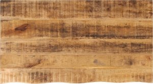 vidaXL vidaXL Blat stołu, 110x60x2,5cm, naturalna krawędź surowe drewno mango 1