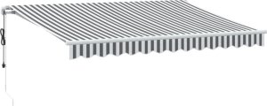 vidaXL vidaXL Automatyczna markiza, antracytowo-biała, 350x250 cm 2