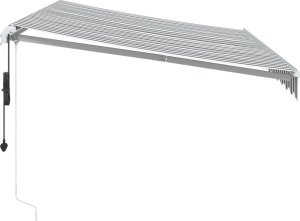 vidaXL vidaXL Automatyczna markiza, antracytowo-biała, 350x250 cm 4
