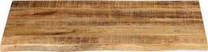 vidaXL Blat stołu, 80x60x2,5cm, surowe drewno mango 3