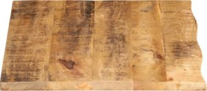 vidaXL Blat stołu, 80x60x2,5cm, surowe drewno mango 4