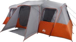 Namiot turystyczny vidaXL vidaXL Namiot rodzinny, tunelowy, 16-os., szary, wodoszczelny 4