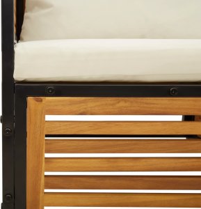 vidaXL vidaXL 5-cz. zestaw wypoczynkowy do ogrodu, z poduszkami, akacjowy 8