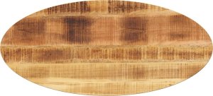 vidaXL vidaXL Blat stołu, 120x50x2,5 cm, owalny, lite drewno mango 1