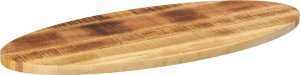 vidaXL Blat stołu, 110x40x2,5 cm, owalny, lite drewno mango 2