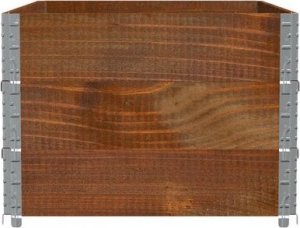 vidaXL vidaXL Nadstawki paletowe, 3 szt., 120x80 cm, drewno sosnowe 12