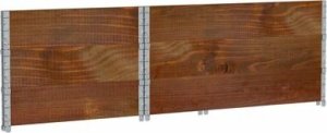 vidaXL vidaXL Nadstawki paletowe, 3 szt., 120x80 cm, drewno sosnowe 13
