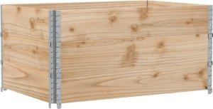 vidaXL vidaXL Nadstawki paletowe, 3 szt., 120x80 cm, drewno sosnowe 2