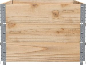 vidaXL vidaXL Nadstawki paletowe, 3 szt., 120x80 cm, drewno sosnowe 4