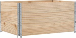 vidaXL vidaXL Nadstawki paletowe, 3 szt., 120x80 cm, drewno sosnowe 5