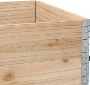 vidaXL vidaXL Nadstawki paletowe, 3 szt., 120x80 cm, drewno sosnowe 7