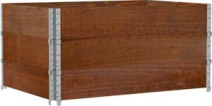 vidaXL vidaXL Nadstawki paletowe, 3 szt., 120x80 cm, drewno sosnowe 9