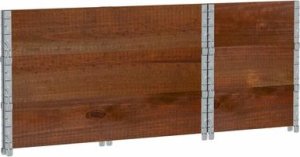 vidaXL vidaXL Nadstawki paletowe, 3 szt., 100x50 cm, drewno sosnowe 13