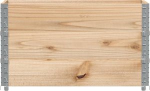 vidaXL vidaXL Nadstawki paletowe, 3 szt., 100x50 cm, drewno sosnowe 3